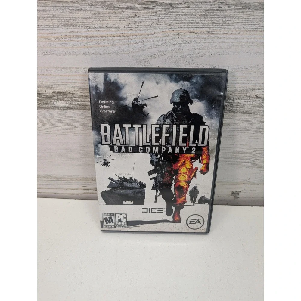 Battlefield Bad Company 2 PC Game EA Shooter Multiplayer Online M Manual